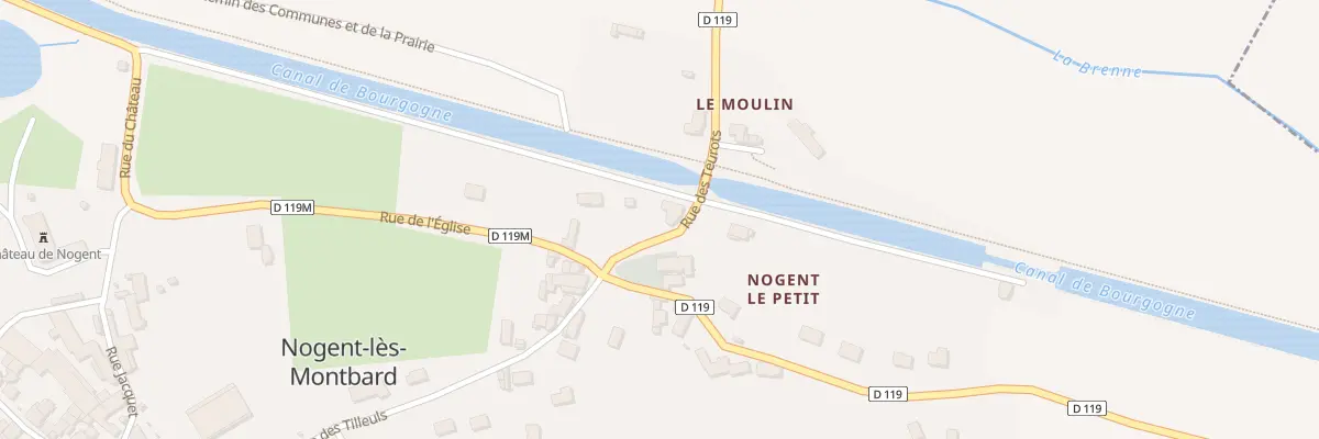 Plan du 2 Rue des Teurots à Nogent-lès-Montbard