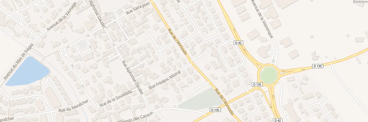 Plan du 304 Rue de l’Abrivado à Caissargues