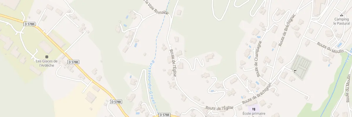 Plan du 6441 L’Eglise à Ucel