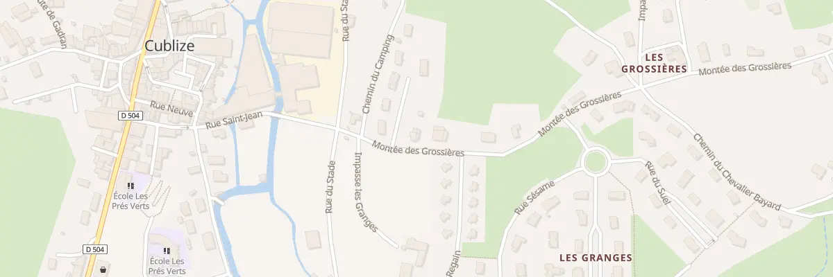 Plan du 5021 Les Grossieres à Cublize