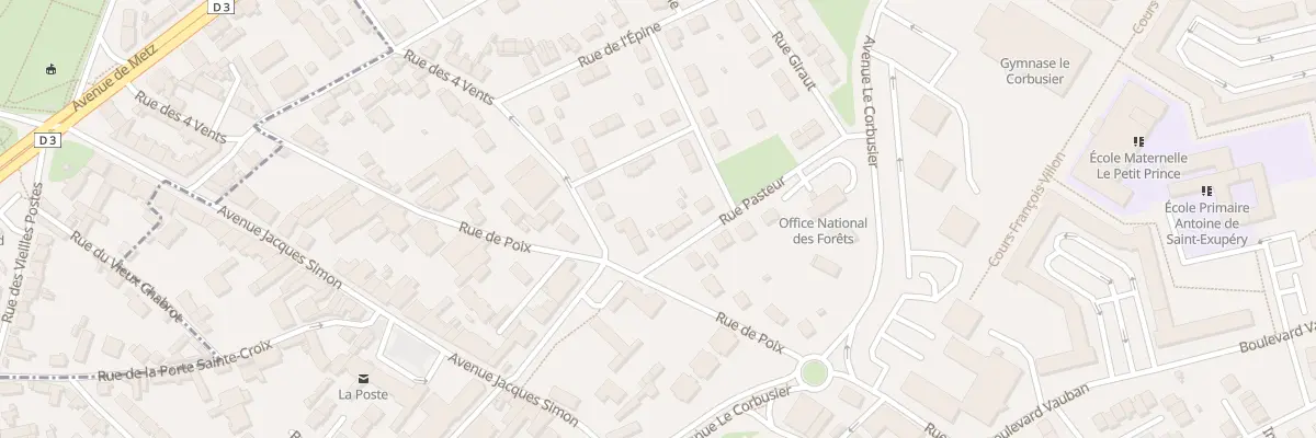 Plan du 1 Rue Pasteur à Saint-Memmie