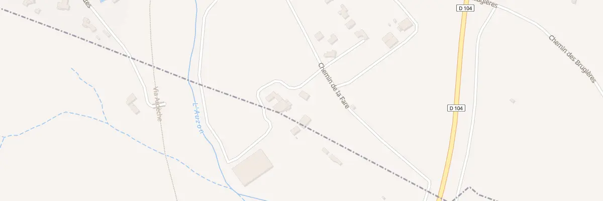 Plan du 440B Che de la Fare à Saint-Étienne-de-Fontbellon