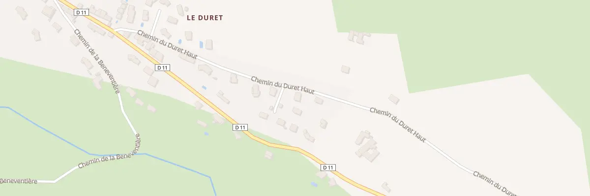 Plan du 1 Imp du Duret Haut à Aveizieux