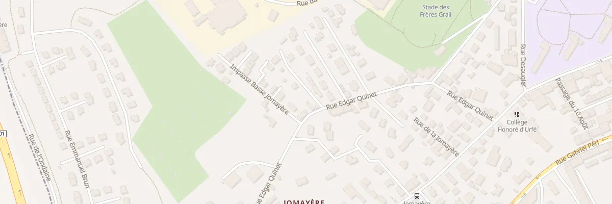Plan du 42 Rue Edgard Quinet à Saint-Étienne