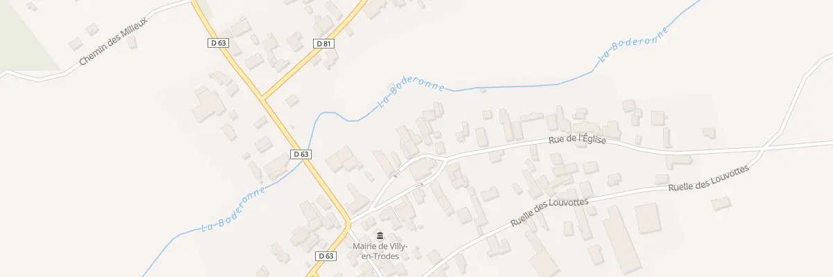 Plan du 11 Pl de l’Eglise à Villy-en-Trodes