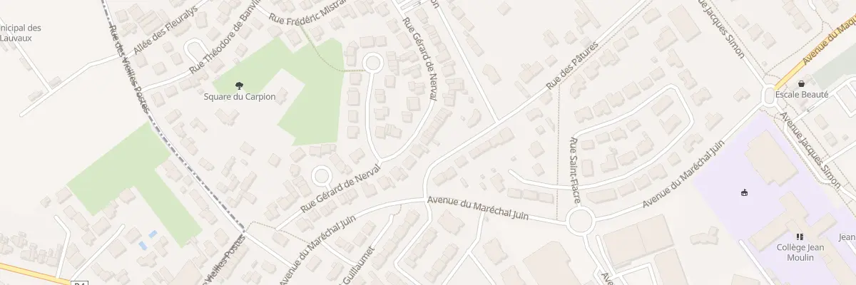 Plan du 23 Rue Gérard de Nerval à Saint-Memmie