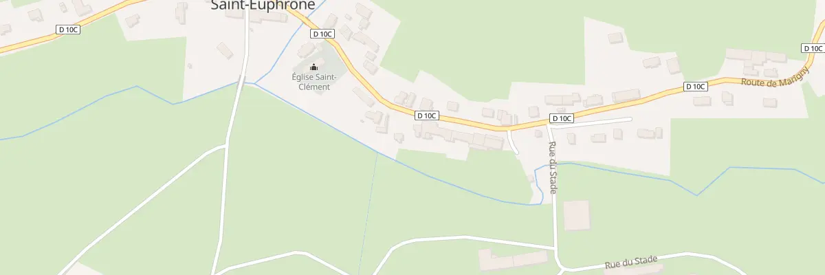 Plan du 10 Rte de Marigny à Saint-Euphrône