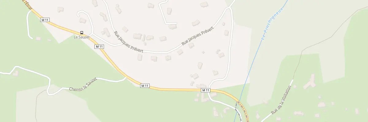 Plan du 8 Rue Jacques Prévert à Saint-Héand