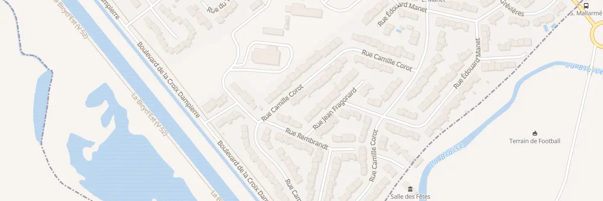 Plan du 31 Rue Camille Corot à Châlons-en-Champagne