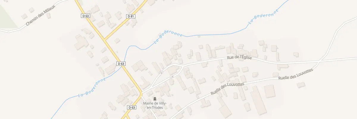 Plan du 15 Pl de l’Eglise à Villy-en-Trodes