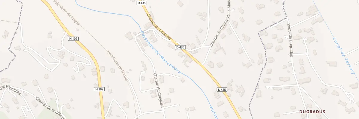 Plan du 57 Che du Lautaret à Aubenas