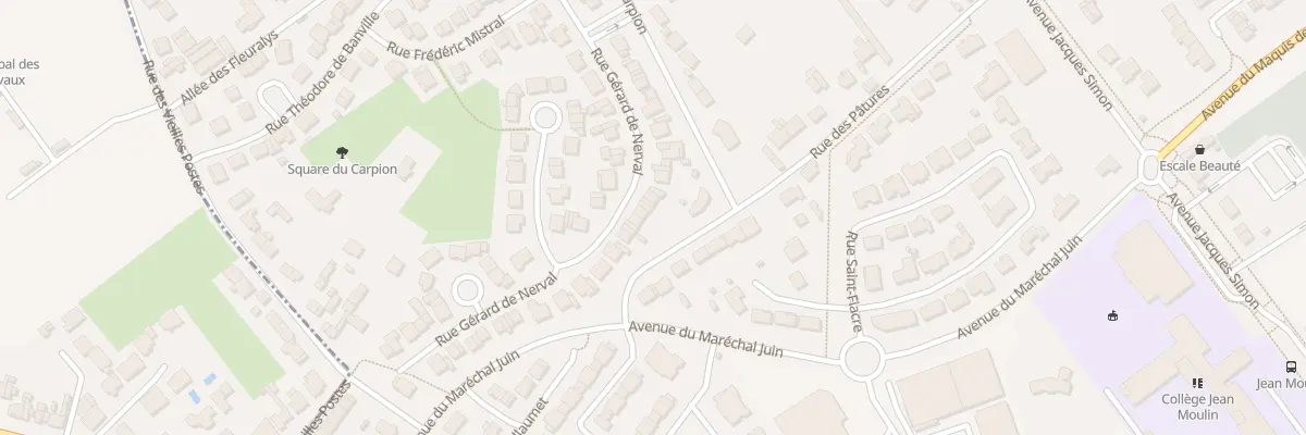 Plan du 19 Rue Gérard de Nerval à Saint-Memmie