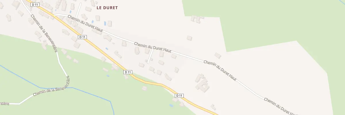 Plan du 5565 Le Duret à Aveizieux