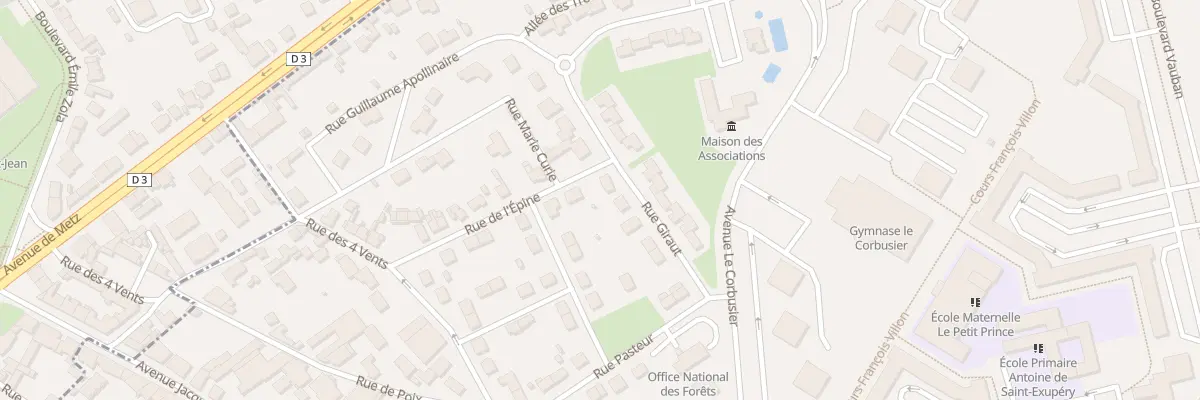 Plan du 14 Rue de l’Epine à Saint-Memmie
