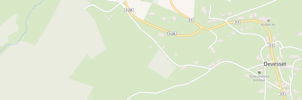 Plan du 6107 Devesset Sud à Devesset