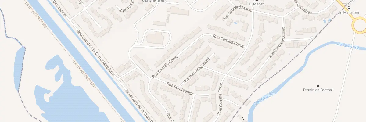 Plan du 27 Rue Camille Corot à Châlons-en-Champagne