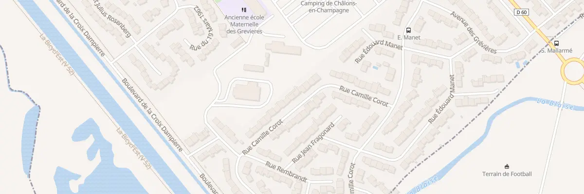 Plan du 32 Rue Camille Corot à Châlons-en-Champagne