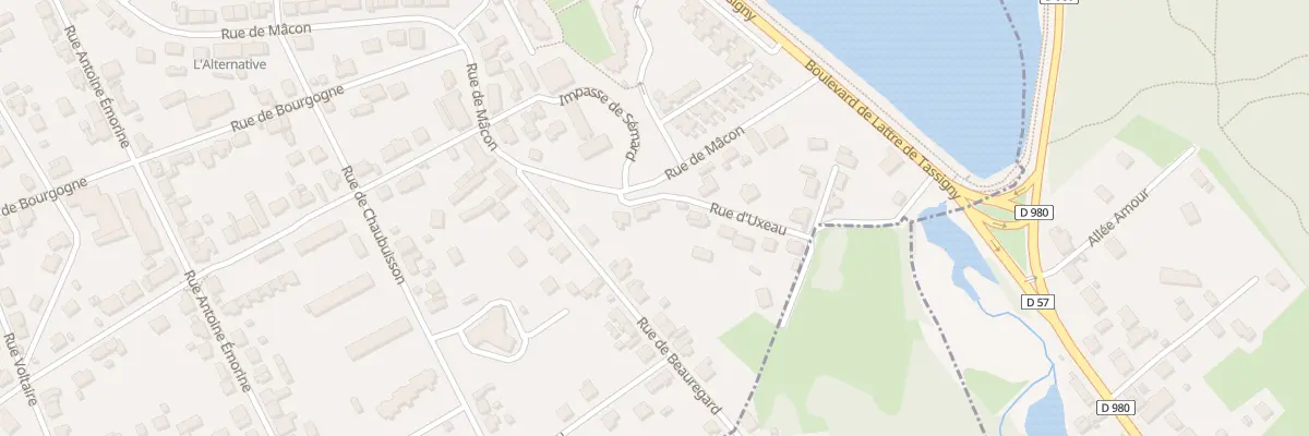 Plan du 4 Rue d’Uxeau à Montceau-les-Mines