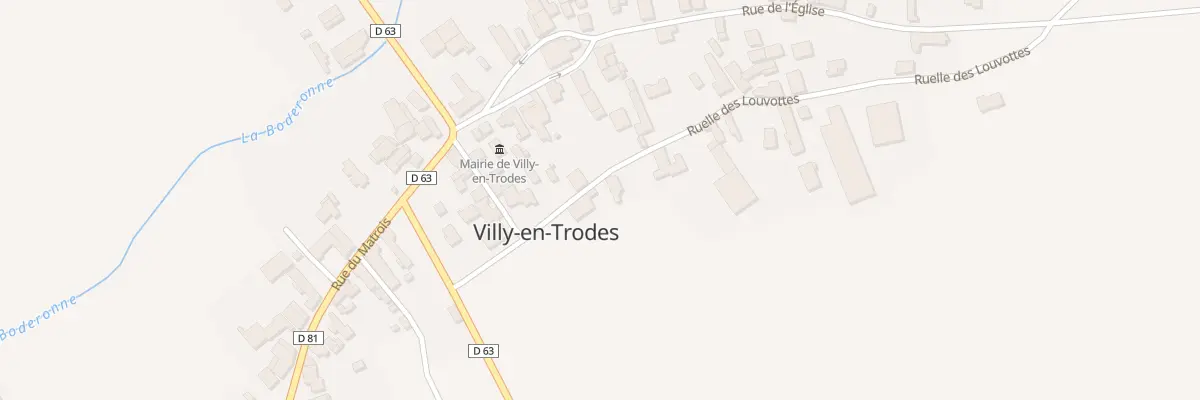 Plan du 8 Rle des Louvottes à Villy-en-Trodes