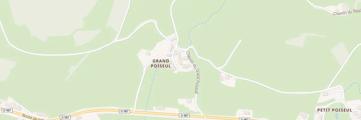 Plan du 306 Che du Grand Poiseuil à Saint-Racho