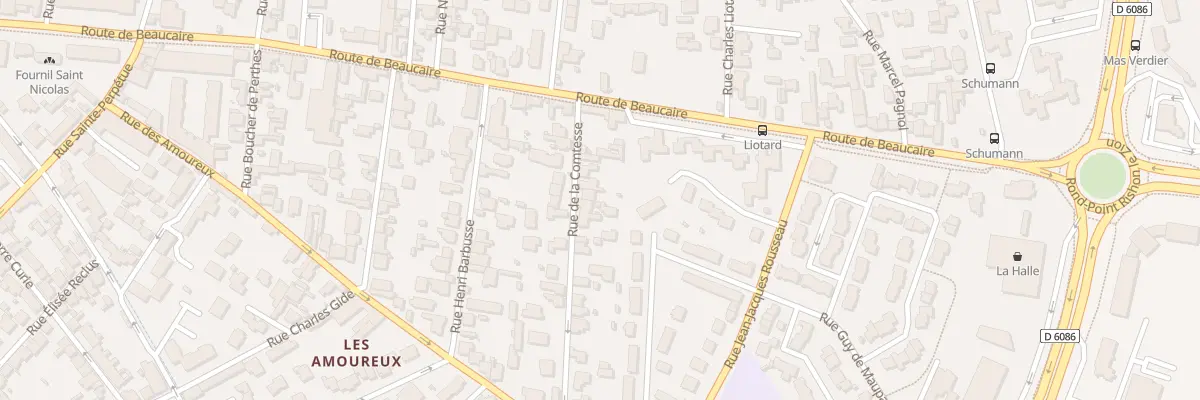 Plan du 7B Rue de la Comtesse à Nîmes