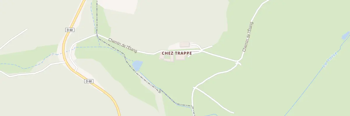 Plan de Chez Trappe à Villechenève