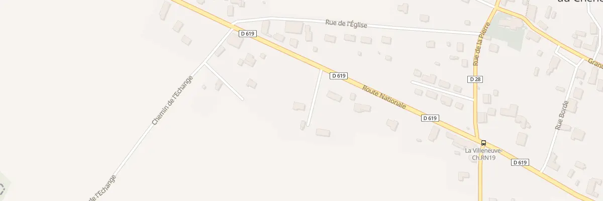 Plan du 16 Rte Nationale à La Villeneuve-au-Chêne