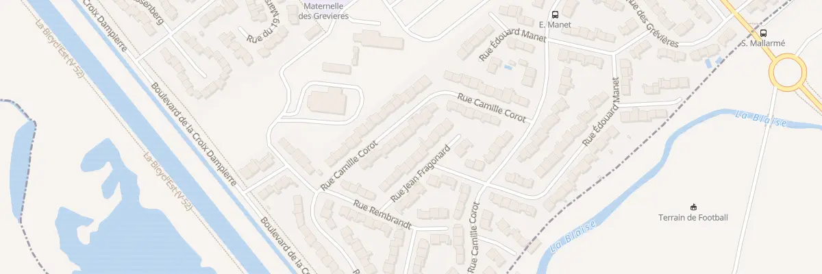 Plan du 21 Rue Camille Corot à Châlons-en-Champagne
