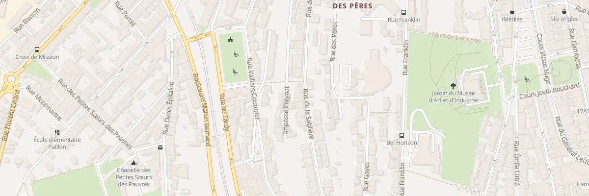 Plan du 60 Rue de la Sablière à Saint-Étienne