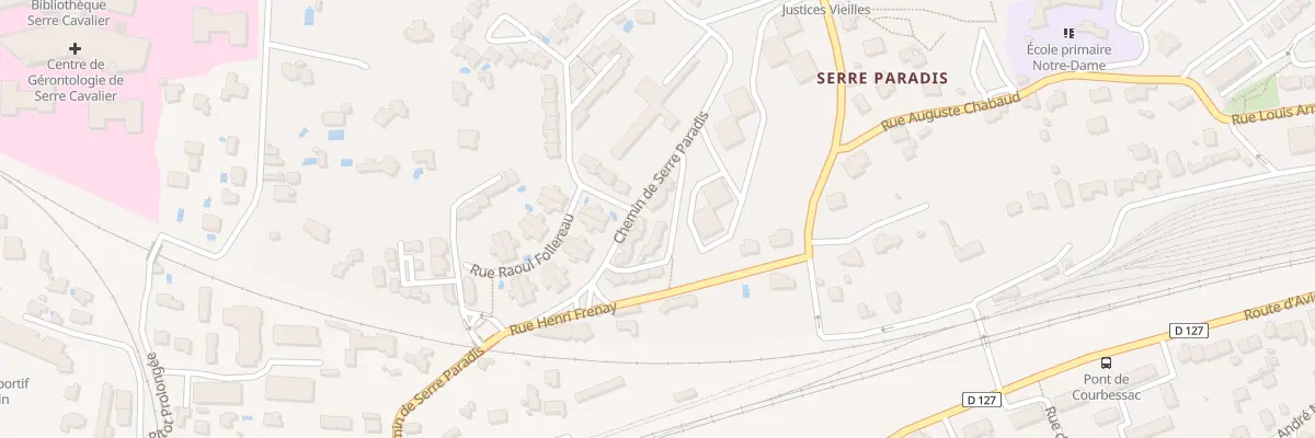 Plan du 280 Che du Serre Paradis à Nîmes