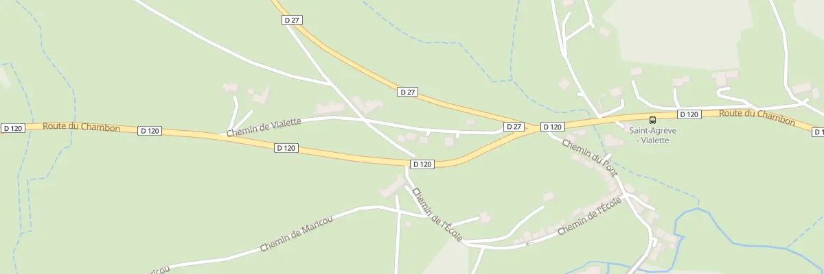 Plan du 85B Che de Bouffe Vent à Saint-Agrève
