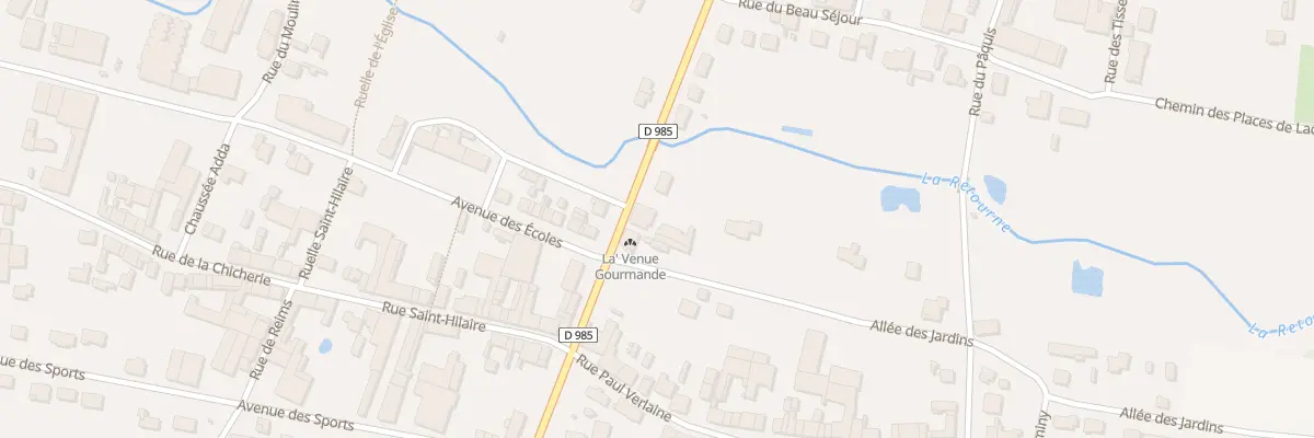 Plan du 8 Av de Quimper à Juniville