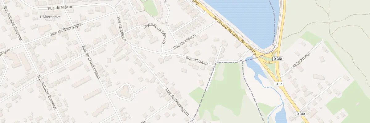 Plan du 6 Rue d’Uxeau à Montceau-les-Mines