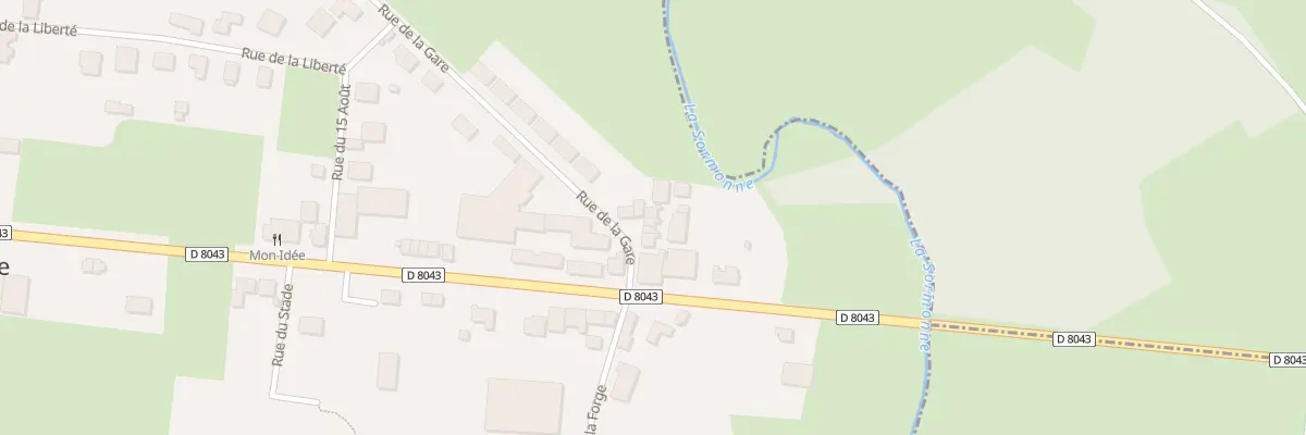 Plan du 45 Rue de la Gare à Auvillers-les-Forges
