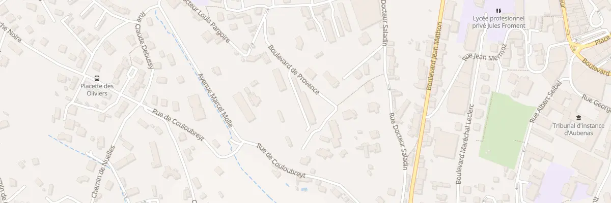 Plan du 8 Bd de Provence à Aubenas