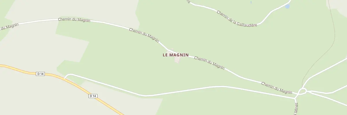 Plan du 5185 Le Magnin à Joux