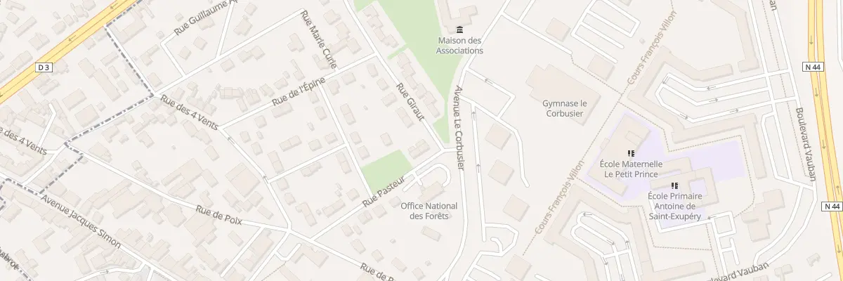 Plan du 11 Rue Pasteur à Saint-Memmie