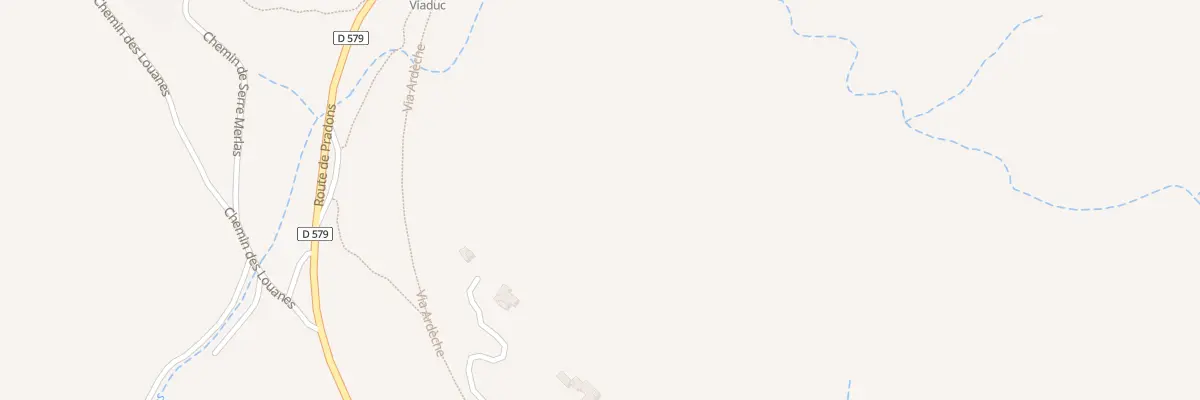 Plan du 1511 Rte de Pradons à Balazuc