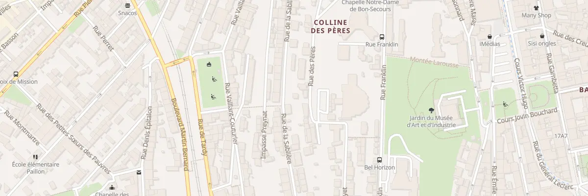 Plan du 65 Rue de la Sablière à Saint-Étienne