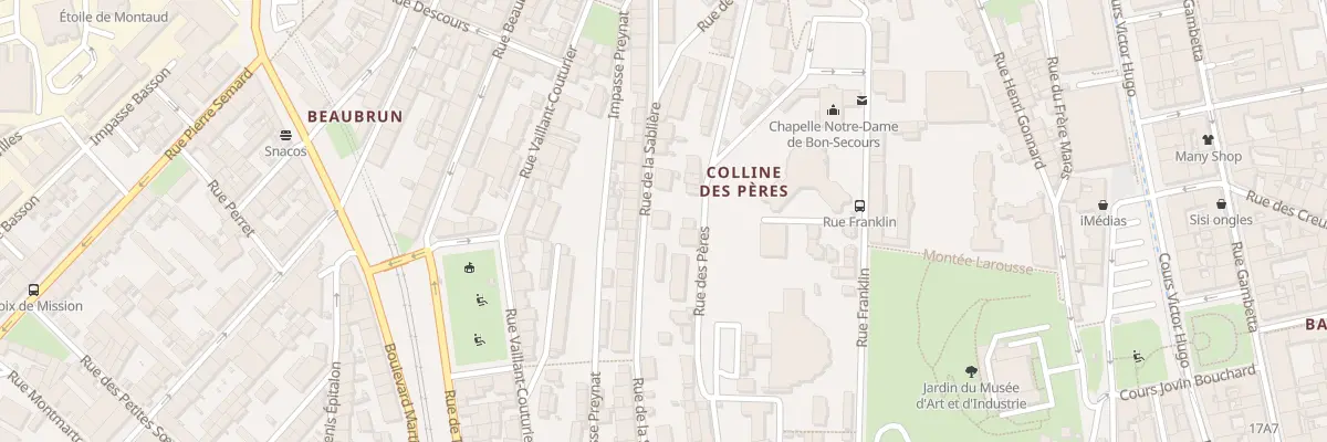 Plan du 55 Rue de la Sablière à Saint-Étienne