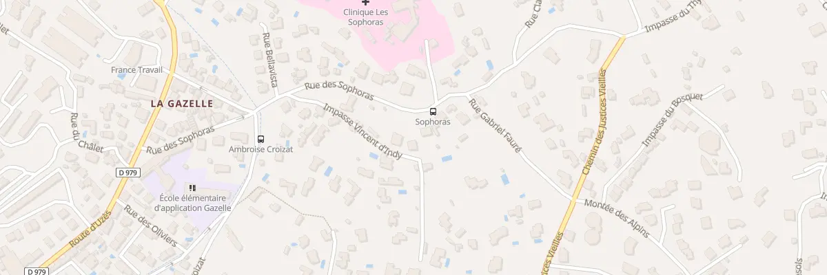 Plan du 342 Rue des Sophoras à Nîmes