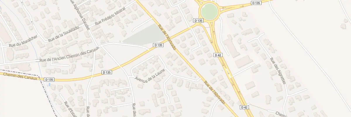 Plan du 544 Rue de l’Abrivado à Caissargues