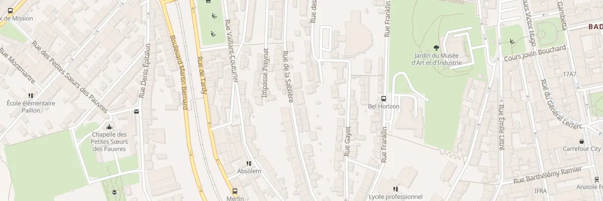 Plan du 79 Rue de la Sablière à Saint-Étienne