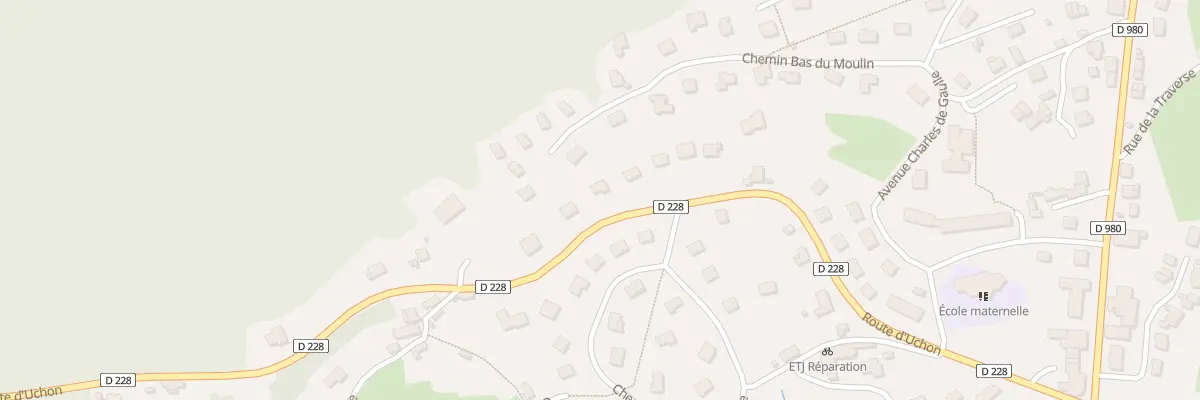Plan du 26 Rte d’Uchon à Montcenis