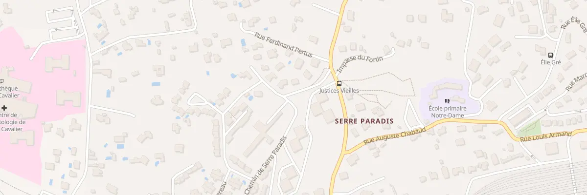 Plan du 465 Che des Justices Vieilles à Nîmes