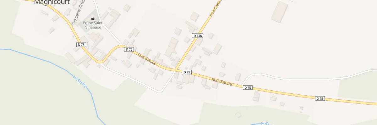 Plan du 1 Rue Cornue à Magnicourt