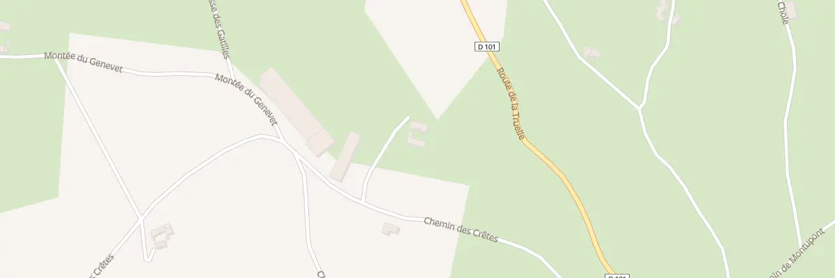 Plan du 1227 Che des Cretes à Chambost-Longessaigne