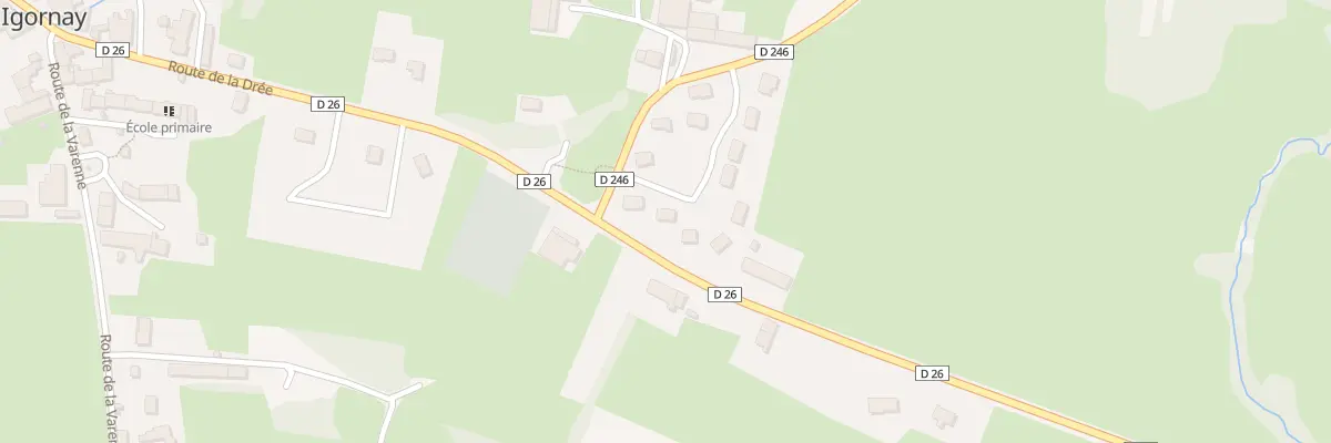 Plan du 4 All du Champs de la Croix à Igornay