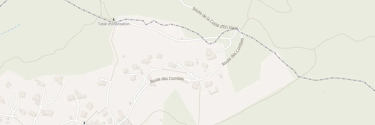 Plan du 29B Rte des Combes à Ucel