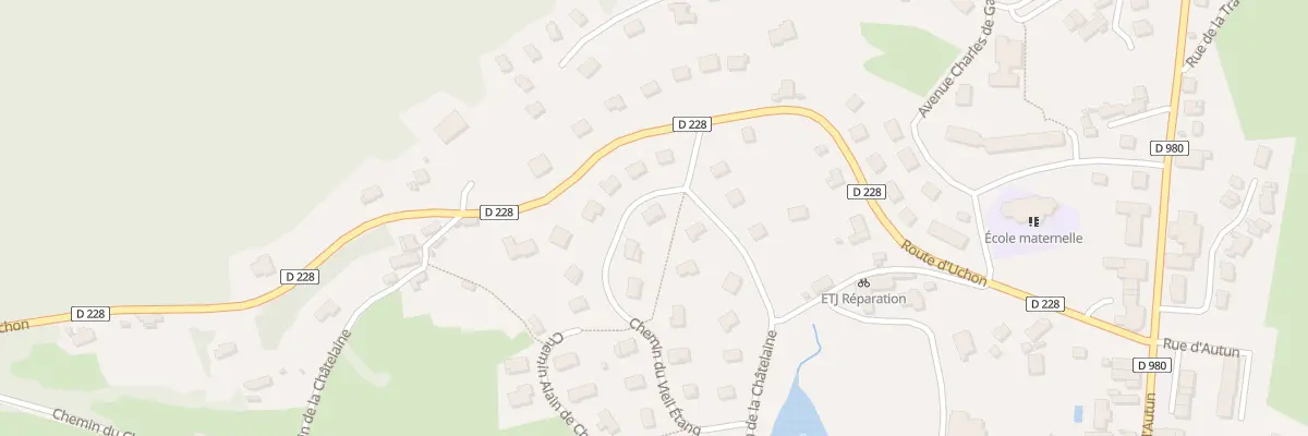 Plan du 1 Che du Vieil Etang à Montcenis